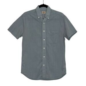 Faherty blue short sleeves button casual shirt size X Small